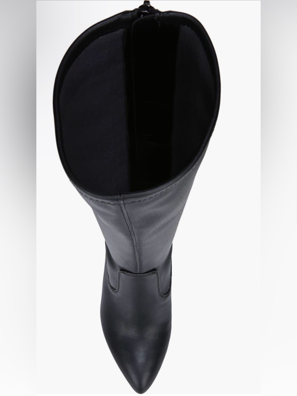 Franco Sarto Katherine Knee High Block Heel Boots, black leather - Picture 6 of 9